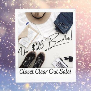 Womens Closet Clear Out Clothes Sale 4/$25